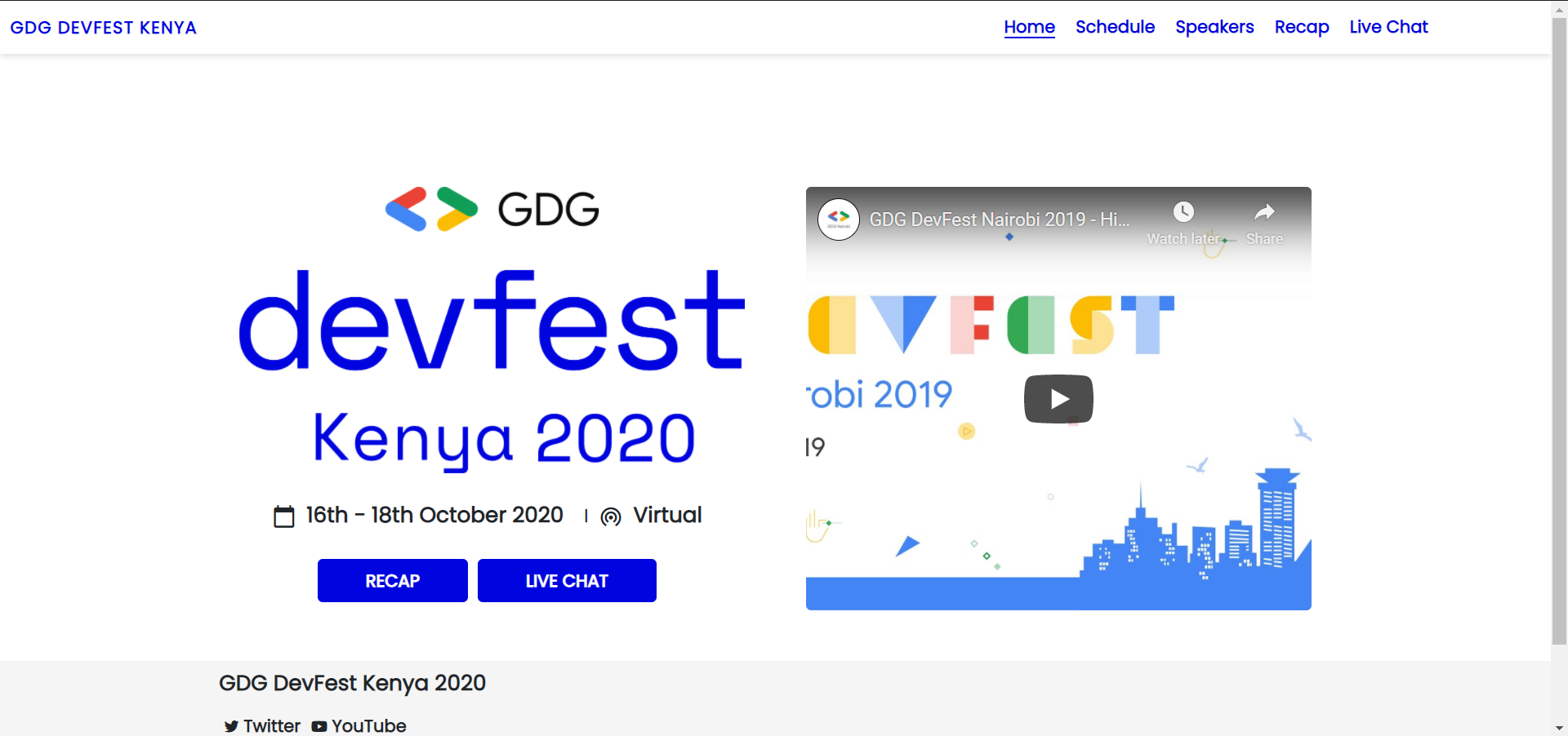 GDG DevFest Kenya 2020
